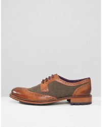 braune Brogues von Ted Baker