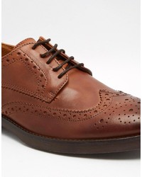 braune Brogues von Selected