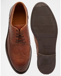 braune Brogues von Selected