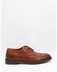 braune Brogues von Selected