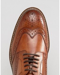 braune Brogues von Base London