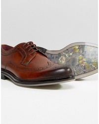 braune Brogues von Ted Baker