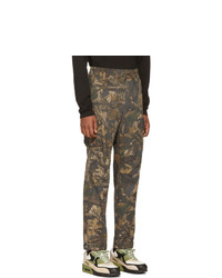 braune Camouflage Cargohose von John Elliott