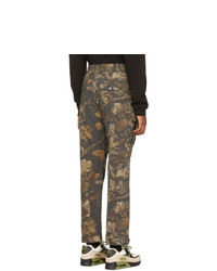 braune Camouflage Cargohose von John Elliott