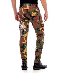 braune Camouflage Cargohose von Cipo & Baxx