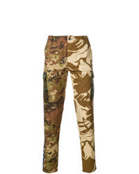 braune Camouflage Jeans