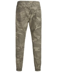 braune Camouflage Jogginghose von Jack & Jones