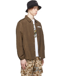 braune Camouflage Shirtjacke von BAPE