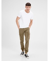 braune Cargohose von Jack & Jones