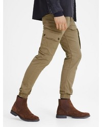 braune Cargohose von Jack & Jones