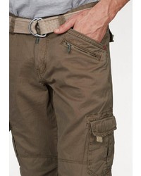 braune Cargohose von Timezone