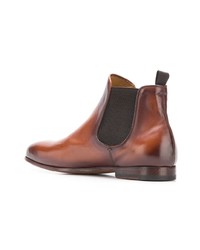 braune Chelsea Boots aus Leder von Officine Creative