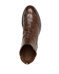 braune Chelsea Boots aus Leder von Officine Creative