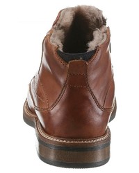 braune Chelsea Boots aus Leder von Bugatti