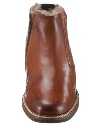 braune Chelsea Boots aus Leder von Bugatti