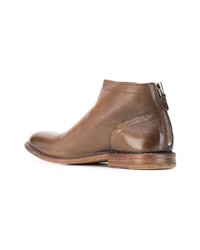 braune Chelsea Boots aus Leder von Moma