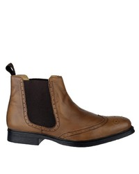 braune Chelsea Boots aus Leder von Cotswold