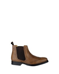 braune Chelsea Boots aus Leder von Cotswold