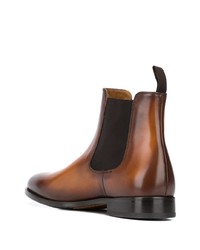 braune Chelsea Boots aus Leder von Doucal's