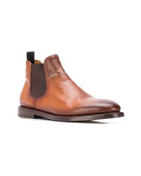 braune Chelsea Boots aus Leder von Officine Creative