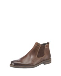 braune Chelsea Boots aus Leder von Klondike