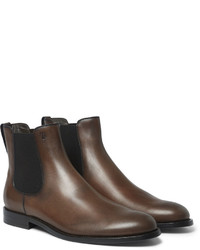 braune Chelsea Boots aus Leder von Tod's