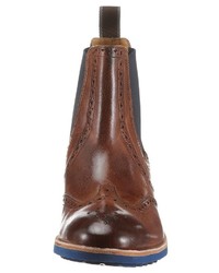braune Chelsea Boots aus Leder von Melvin&Hamilton
