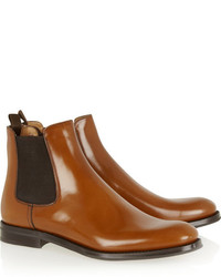 braune Chelsea Boots aus Leder von Church's