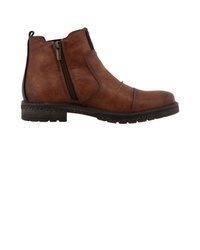 braune Chelsea Boots aus Leder von Mustang Shoes