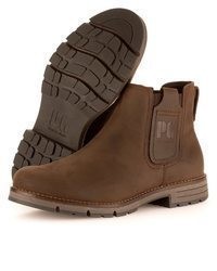 braune Chelsea Boots aus Leder von Pius Gabor