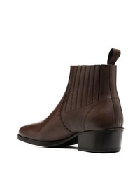 braune Chelsea Boots aus Leder von Lemaire