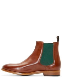 braune Chelsea Boots aus Leder von Paul Smith