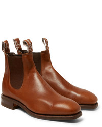 braune Chelsea Boots aus Leder von Roland Mouret