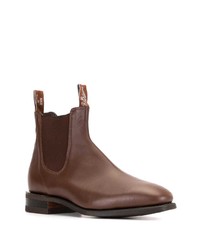 braune Chelsea Boots aus Leder von R.M. Williams