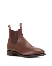 braune Chelsea Boots aus Leder von R.M. Williams