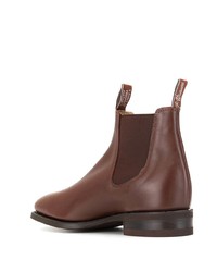 braune Chelsea Boots aus Leder von R.M. Williams