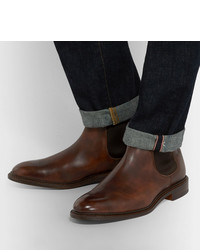 braune Chelsea Boots aus Leder von Tricker's