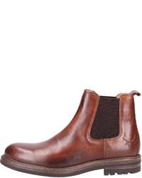 braune Chelsea Boots aus Leder von Sansibar