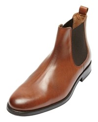 braune Chelsea Boots aus Leder von Selected Homme