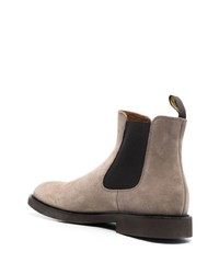 braune Chelsea Boots aus Wildleder von Doucal's