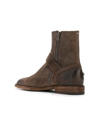 braune Chelsea Boots aus Wildleder von Maison Margiela