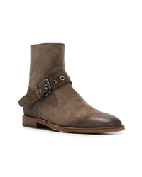 braune Chelsea Boots aus Wildleder von Maison Margiela