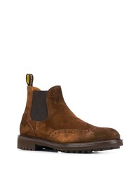 braune Chelsea Boots aus Wildleder von Doucal's