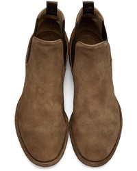 braune Chelsea Boots aus Wildleder von Officine Creative