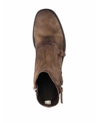 braune Chelsea Boots aus Wildleder von Officine Creative