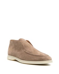 braune Chelsea Boots aus Wildleder von Lardini