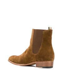 braune Chelsea Boots aus Wildleder von Officine Creative