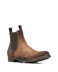 braune Chelsea Boots aus Wildleder von Officine Creative