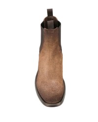 braune Chelsea Boots aus Wildleder von Officine Creative