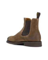 braune Chelsea Boots aus Wildleder von Doucal's